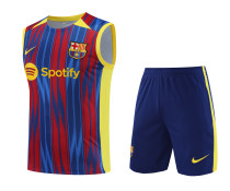 23-24 Barcelona Training Vest Suit/23-24巴萨无袖背心训练服