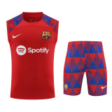 23-24 Barcelona Training Vest Suit/23-24巴萨无袖背心训练服