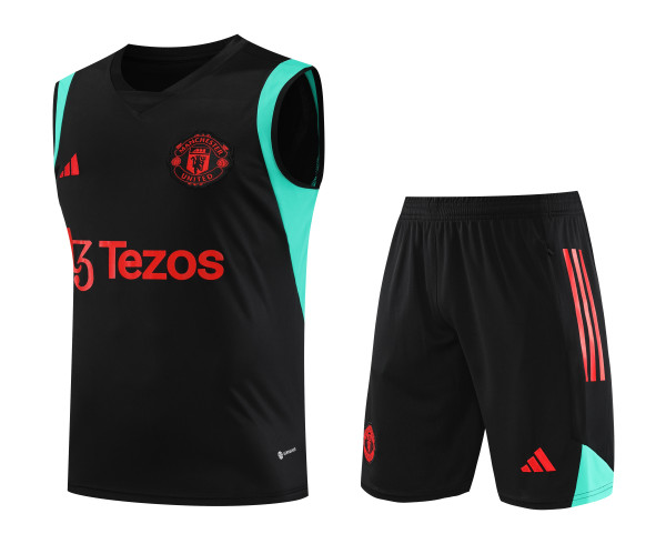 23-24 Manchester United Training Vest Suit/23-24曼联无袖背心训练服