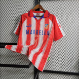 1995-96 Atletico Madrid Home Retro Jersey/95-96马竞主场