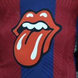 23-24 Barcelona x Rolling Stones Limited Edition Player Jersey/23-24巴萨滚石联名球员版