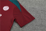 24-25 PSG Short Sleeve Training Suit/24-25短袖训练服PSG枣红色