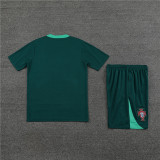 24-25 Portugal Short Sleeve Training Suit/24-25短袖训练服葡萄牙绿色