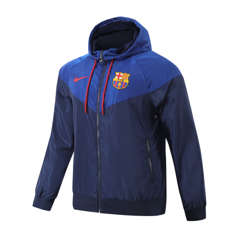 2023 Barcelona Player Hooded Windbreaker S-XXL/2023巴萨球员版风衣