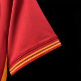 23-24 AS Roma Home Fans Jersey Sponsored /23-24罗马主场球迷版胸前广告