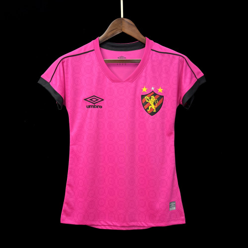 23-24 Sport Recife Pink October Women's Jersey/23-24累西腓粉色十月女装