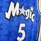 23-24 Orlando Magic Classic Edition Paolo Banchero #5 Swingman NBA Jersey/24赛季魔术队复古5号班凯罗