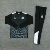 23-24 Newcastle United Training Suit/23纽卡斯01黑色半拉训练服