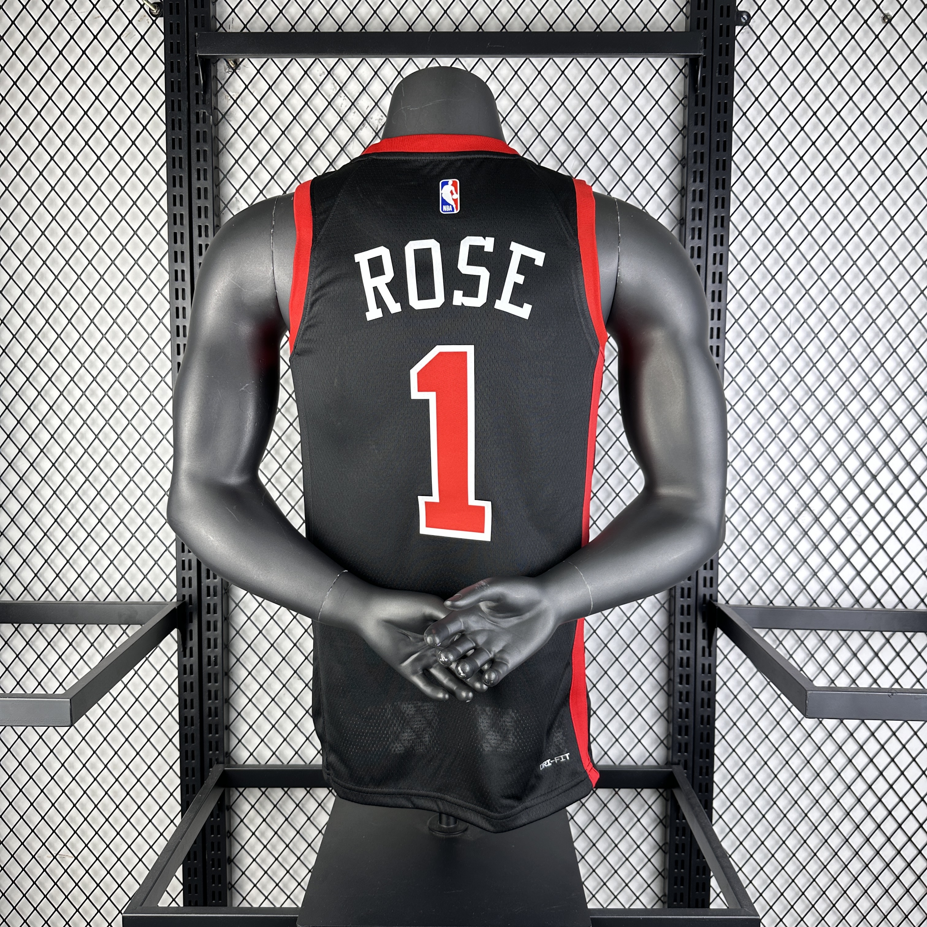 23 24 Chicago Bulls City Edition Derrick Rose 1 Swingman NBA Jersey