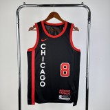 23-24 Chicago Bulls City Edition Zach LaVine #8 Swingman NBA Jersey/24赛季公牛队城市版8号拉文