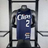 23-24 LA Clippers City Edition Kawhi Leonard #2 Swingman NBA Jersey/24赛季快船队城市版2号伦纳德