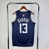 23-24 LA Clippers City Edition Paul George #13 Swingman NBA Jersey/24赛季快船队城市版13号乔治