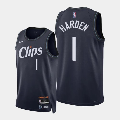 23-24 LA Clippers City Edition James Harden #1 Swingman NBA Jersey/24赛季快船队城市版1号哈登