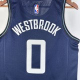 23-24 LA Clippers City Edition Russell Westbrook #0 Swingman NBA Jersey/24赛季快船队城市版0号威少