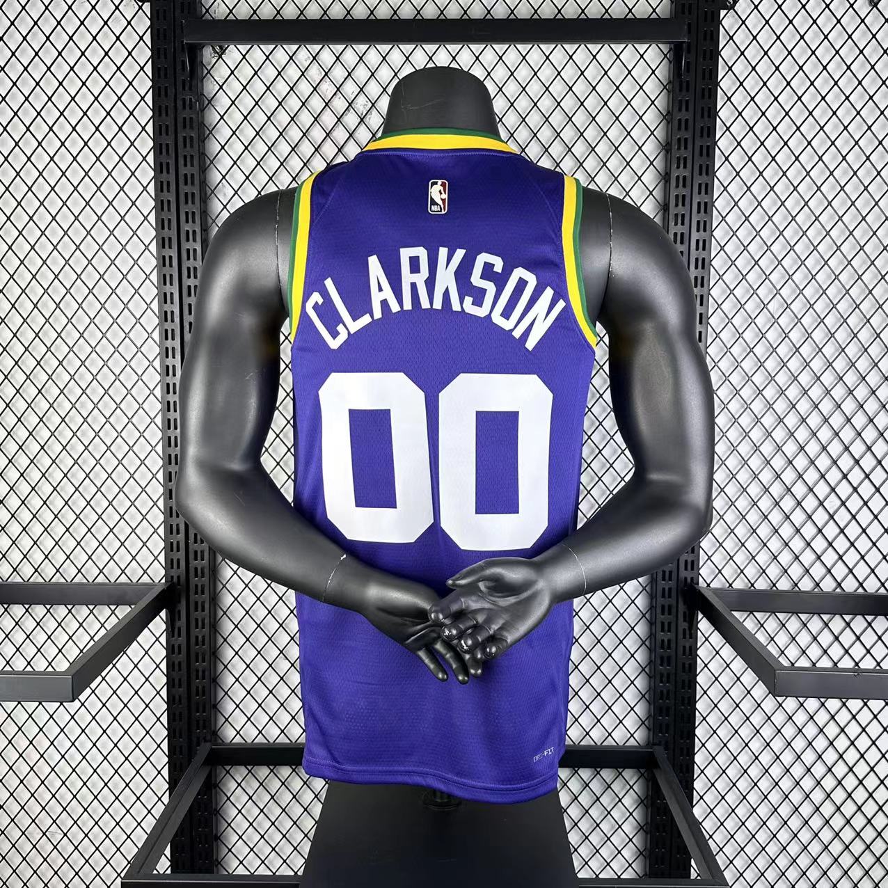 23-24 Utah Jazz Classic Edition Jordan Clarkson #00 Swingman 23-24 Utah Jazz Classic Edition Jordan Clarkson #00 Swingman