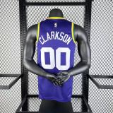 23-24 Utah Jazz Classic Edition Jordan Clarkson #00 Swingman NBA Jersey/24赛季爵士队复古00号克拉克森