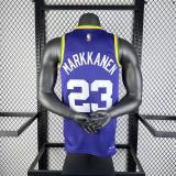 23-24 Utah Jazz Classic Edition Lauri Markkanen #23 Swingman NBA Jersey/24赛季爵士队复古23号马尔卡宁