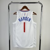 23-24 LA Clippers Home James Harden #1 Swingman NBA Jersey/23赛季快船队主场白色1号哈登