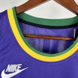 23-24 Utah Jazz Classic Edition Jordan Clarkson #00 Swingman NBA Jersey/24赛季爵士队复古00号克拉克森