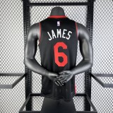 23-24 Miami Heat City Edition James #6 NBA Swingman Jersey/24热火队城市版6号詹姆斯