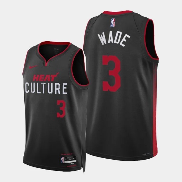 23-24 Miami Heat City Edition Wade #3 NBA Swingman Jersey/24热火队城市版3号韦德