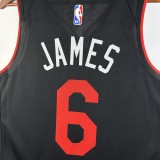 23-24 Miami Heat City Edition James #6 NBA Swingman Jersey/24热火队城市版6号詹姆斯
