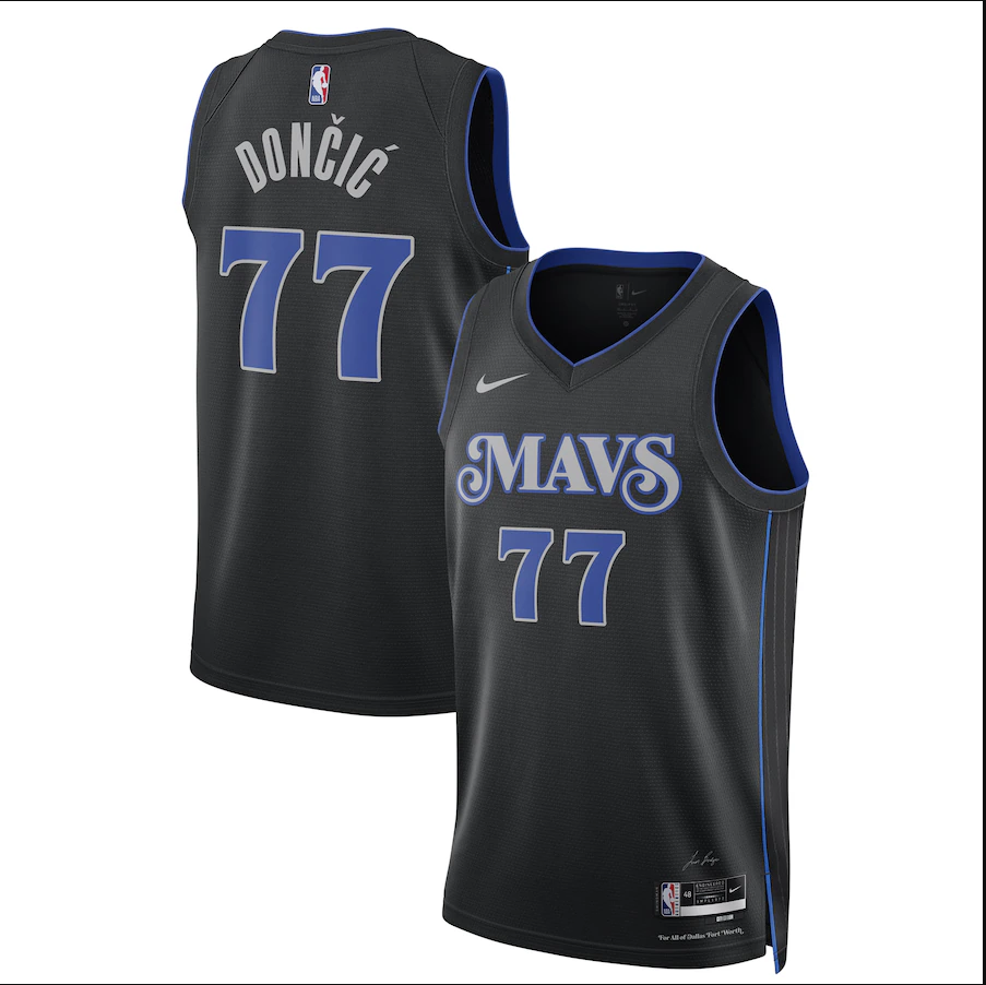 セール特価 City Mavericks Dallas 23-24 Edition NBA #77 Dončić Luka ウェア