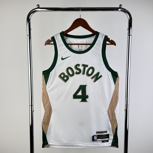 23-24 Boston Celtics City Edition Holiday #4 NBA Swingman Jersey/24赛季凯尔特人城市版4号霍乐迪