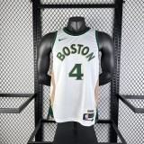 23-24 Boston Celtics City Edition Holiday #4 NBA Swingman Jersey/24赛季凯尔特人城市版4号霍乐迪