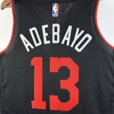 23-24 Miami Heat City Edition Adebayo #13 NBA Swingman Jersey/24热火队城市版13号阿德巴约