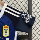 23-24 Real Oviedo Home Kids Kit/23-24奥维耶多主场童装