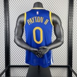 2023 Warriors Away PAYTON II #0 NBA Swingman Jersey/23赛季勇士队客场蓝色0号小佩顿