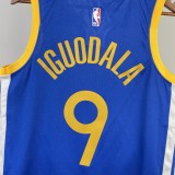 2023 Warriors Away IGUODALA #9 NBA Swingman Jersey/23赛季勇士队客场蓝色9号伊戈达拉