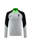 23-24 Liverpool Training Suit/23利物浦01灰色半拉训练服
