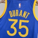 2023 Warriors Away DURANT #35 NBA Swingman Jersey/23赛季勇士队客场蓝色35号杜兰特