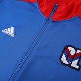 23-24 Olympique Lyonnais Jacket Tracksuit/23里昂03彩兰夹克套装