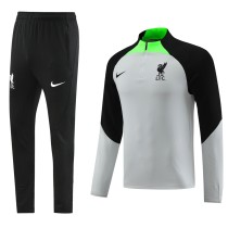 23-24 Liverpool Training Suit/23利物浦01灰色半拉训练服