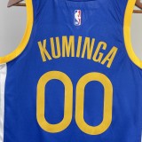 2023 Warriors Away KUMINGA #00 NBA Swingman Jersey/23赛季勇士队客场蓝色00号库明加