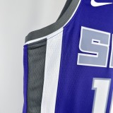 2023 Sacramento Kings Away SABONIS #10 Swingman NBA Jersey/23赛季国王队客场紫色10号萨博尼斯
