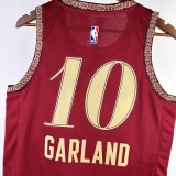 2024 Cleveland Cavaliers City Edition GARLAND #10 Swingman NBA Jersey/24赛季骑士队城市版10号加兰
