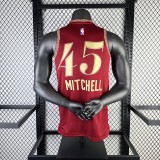 2024 Cleveland Cavaliers City Edition MITCHELL #45 Swingman NBA Jersey/24赛季骑士队城市版45号米切尔