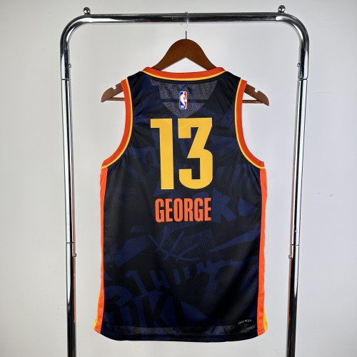 2024 Oklahoma City Thunder City Edition GEORGE #13 NBA Swingman Jersey/24赛季雷霆队城市版13号乔治