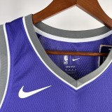 2023 Sacramento Kings Away SABONIS #10 Swingman NBA Jersey/23赛季国王队客场紫色10号萨博尼斯