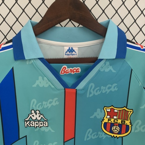 1996-97 Barcelona Away Long Sleeve Retro Jersey/96-97巴萨客场长袖
