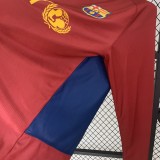 2008-09 Barcelona Champions League Home Long Sleeve  Retro Jersey/08-09巴萨欧冠主场长袖