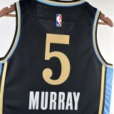 2024 Atlanta Hawks City Edition MURRAY #5 Swingman NBA Jersey/24赛季老鹰队城市版5号穆雷