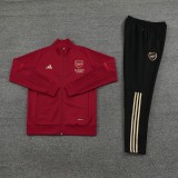 23-24 Arsenal Jacket Tracksuit/23阿森纳05枣红夹克套装