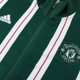23-24 Manchester United Jacket Tracksuit/23曼联08绿色夹克套装