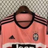 2015-16 Juventus Away Long Sleeve Retro Jersey/15-16尤文客场长袖