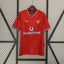 00-01 Manchester United Home Retro Jersey/00-01 曼联主场